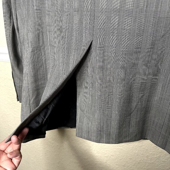 BROOKS BROTHERS Fitzgerald Made Italy Suit Jacket 42L/36 Wool Prince Of Whales - Picture 10 of 12